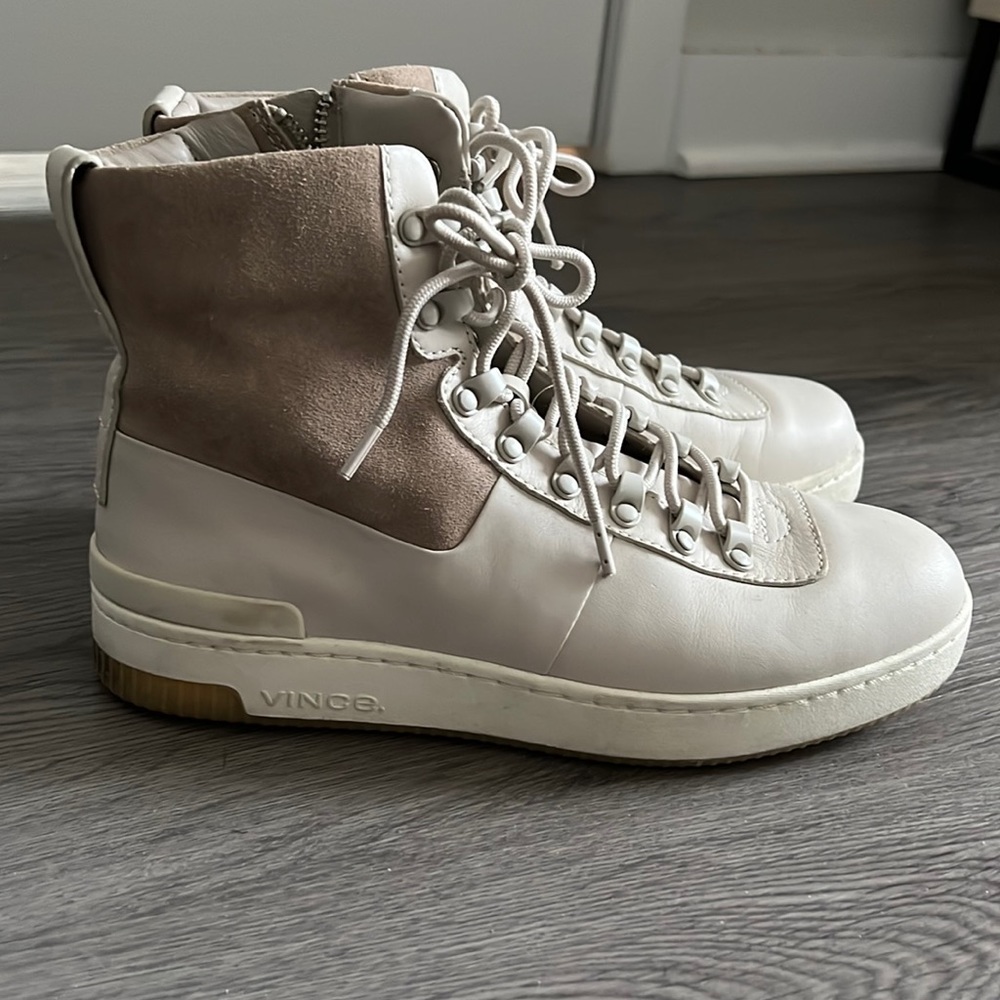 Gently Worn Vince Hightop Sneakers